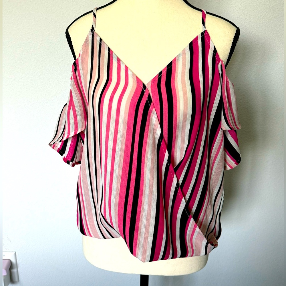 Lilly Black Layered Summer Top Med